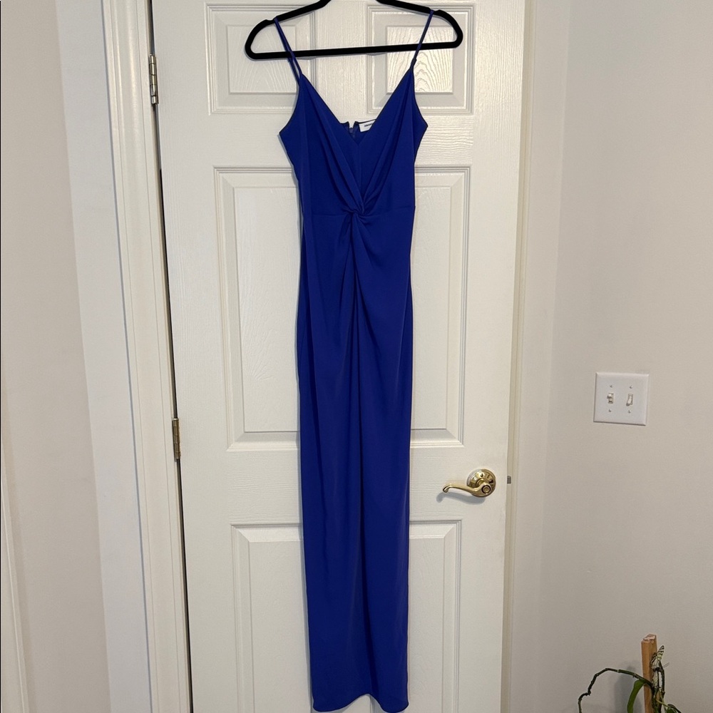 Amanda Uprichard Royal Blue Maxi Dress